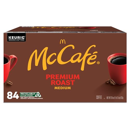 McCafe Premium Roast Coffee, Keurig Single Serve K-Cup Pods, Medium Roast, 96 Count