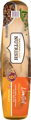 Nutrish Limited Ingredient Lamb Meal & Brown Rice Recipe Dry Dog Food, 14 lb. Bag, Packaging May Vary (Rachael Ray)