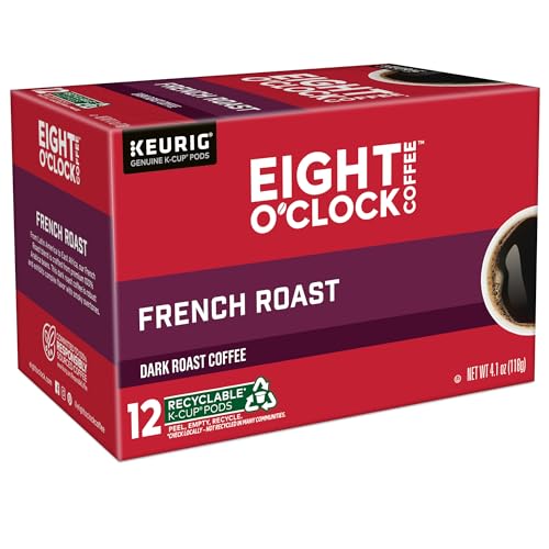 Eight O'Clock Coffee The Original, Single-Serve Keurig K-Cup Pods, Medium Roast Coffee Pods, 72 Count