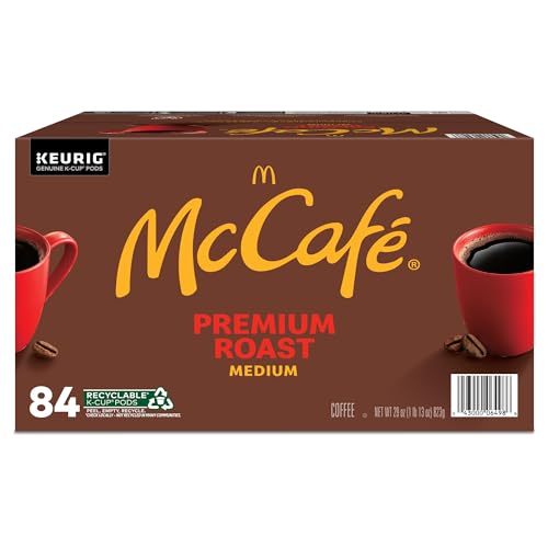 McCafe Premium Roast Coffee, Keurig Single Serve K-Cup Pods, Medium Roast, 96 Count