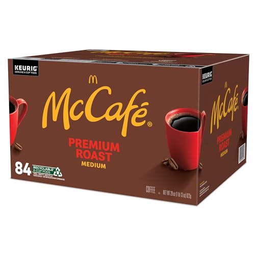 McCafe Premium Roast Coffee, Keurig Single Serve K-Cup Pods, Medium Roast, 96 Count
