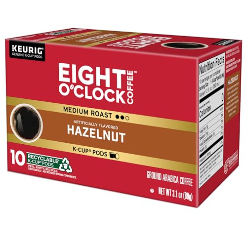 Eight O'Clock Coffee The Original, Single-Serve Keurig K-Cup Pods, Medium Roast Coffee Pods, 72 Count