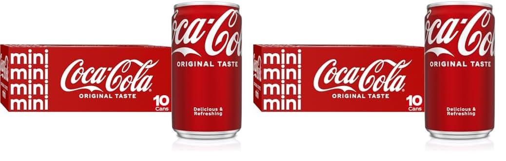 Coca-Cola Fridge Pack Soda Soft Drink, 12 fl oz Cans, 12 Pack - Classic Cola Soda Cans