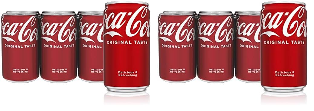 Coca-Cola Fridge Pack Soda Soft Drink, 12 fl oz Cans, 12 Pack - Classic Cola Soda Cans