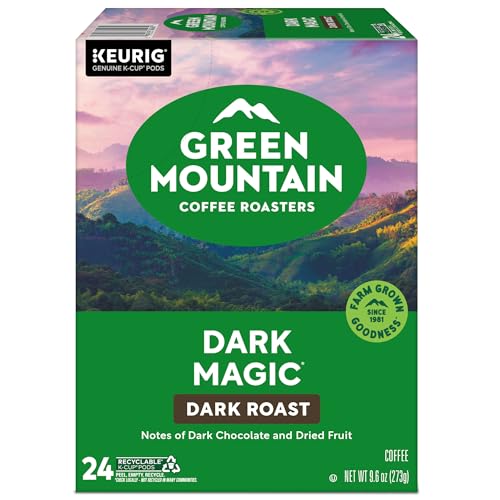Green Mountain Coffee Roasters Dark Magic Keurig Single-Serve K-Cup Pods, Dark Roast Coffee, 72 Count