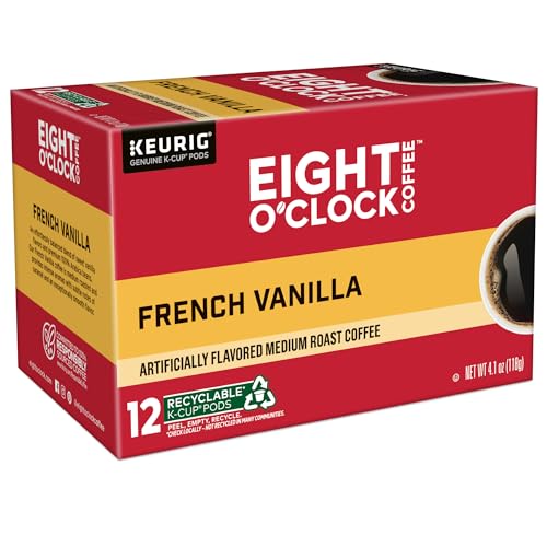 Eight O'Clock Coffee The Original, Single-Serve Keurig K-Cup Pods, Medium Roast Coffee Pods, 72 Count