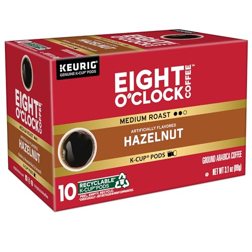 Eight O'Clock Coffee The Original, Single-Serve Keurig K-Cup Pods, Medium Roast Coffee Pods, 72 Count