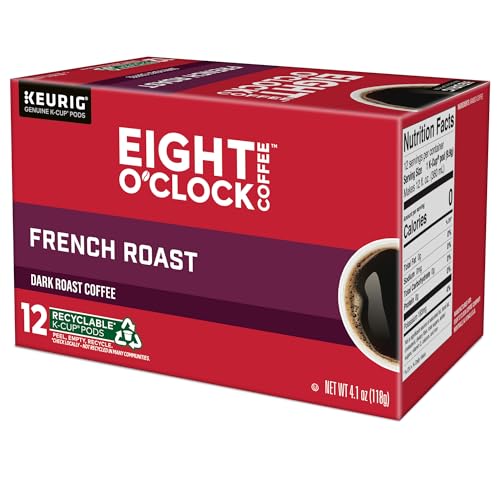 Eight O'Clock Coffee The Original, Single-Serve Keurig K-Cup Pods, Medium Roast Coffee Pods, 72 Count