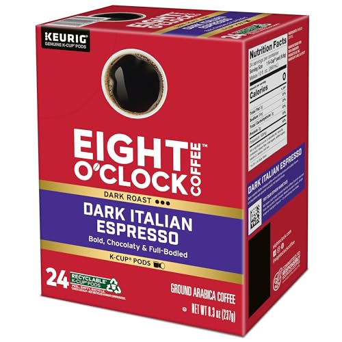 Eight O'Clock Coffee The Original, Single-Serve Keurig K-Cup Pods, Medium Roast Coffee Pods, 72 Count
