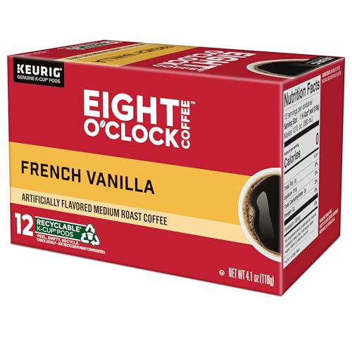 Eight O'Clock Coffee The Original, Single-Serve Keurig K-Cup Pods, Medium Roast Coffee Pods, 72 Count