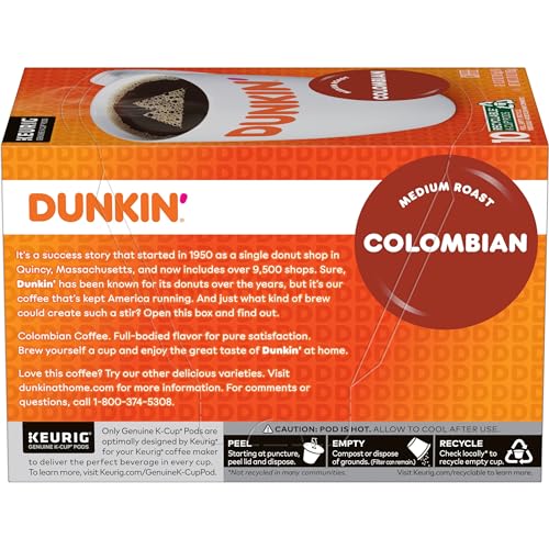 Dunkin' Original Blend Medium Roast Coffee, 60 Keurig K-Cup Pods