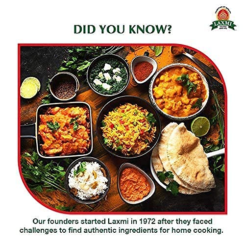 Laxmi Brand, Extra Long Grain Basmati Rice, Free Saffron Included, Made Pure, Made Fresh, Tradition of Quality Since 1972, House of Spices, Product of India (10lb)