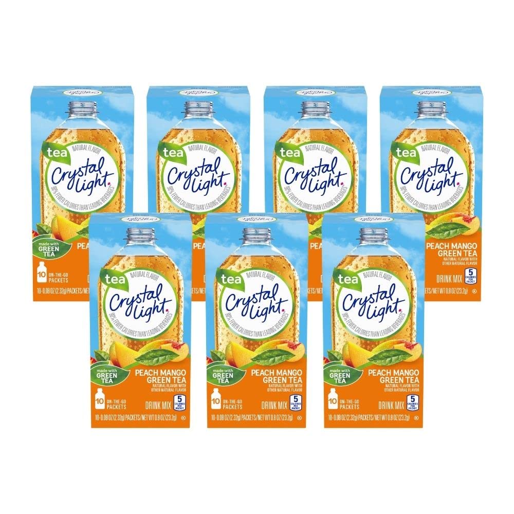 Crystal Light Pink Lemonade Drink Mix (8-Quart), 1.9-Ounce Canisters (Pack of 4)