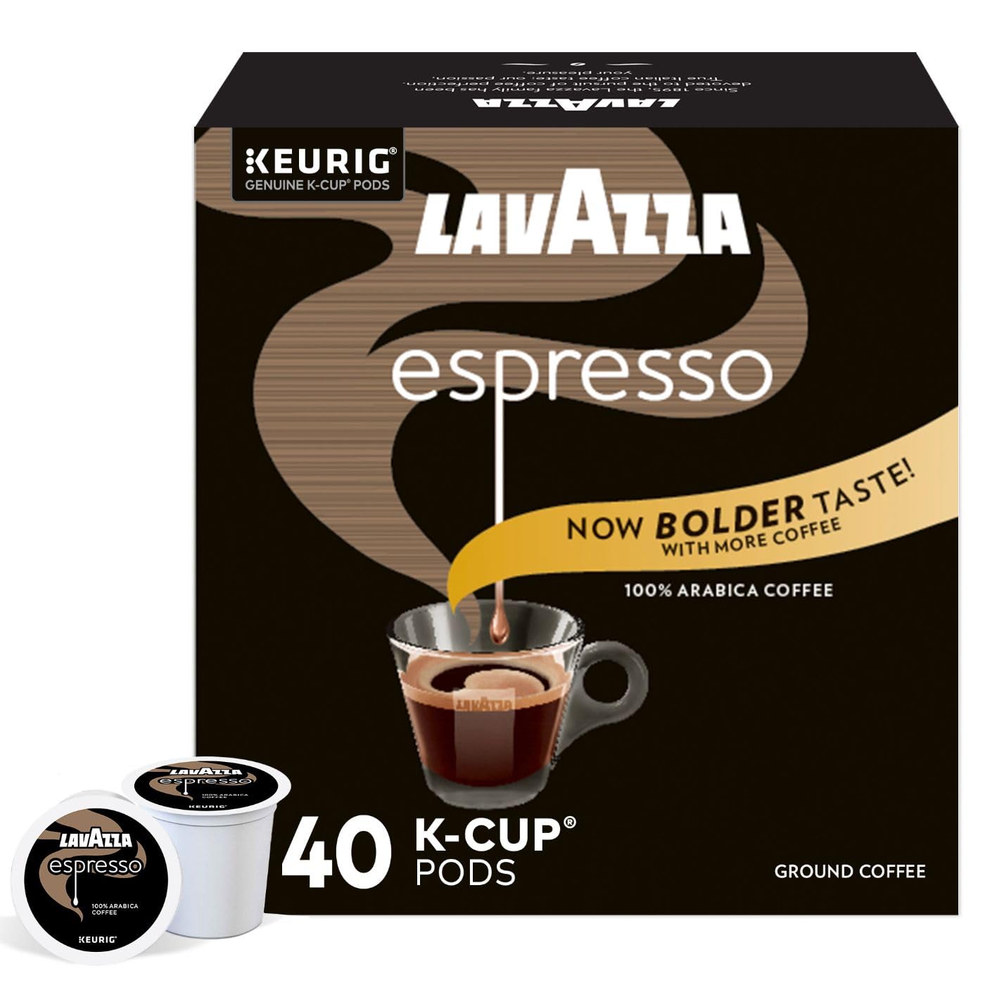 Lavazza Super Crema Whole Bean Coffee, Medium Espresso Roast, Arabica and Robusta Blend, 2.2 lb Bag, Package May Vary (Pack of 1)