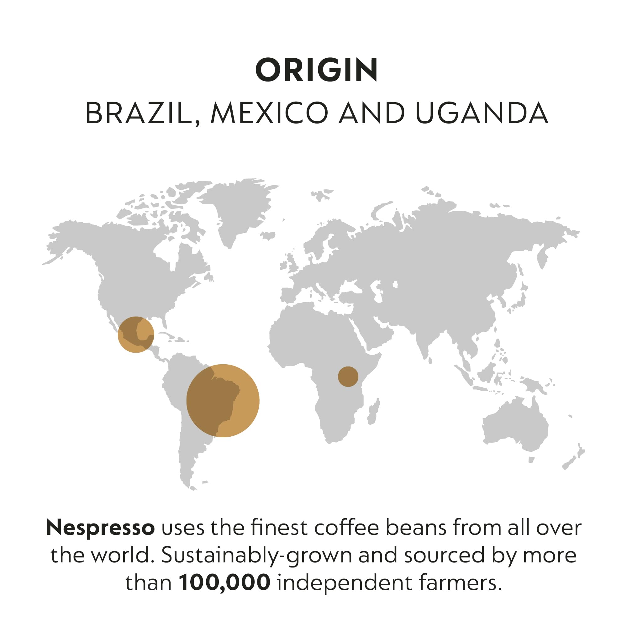 Nespresso Capsules Vertuo, Double Espresso Chiaro, Medium Roast Espresso Coffee, 30-Count Coffee Pods, Brews 2.7oz.