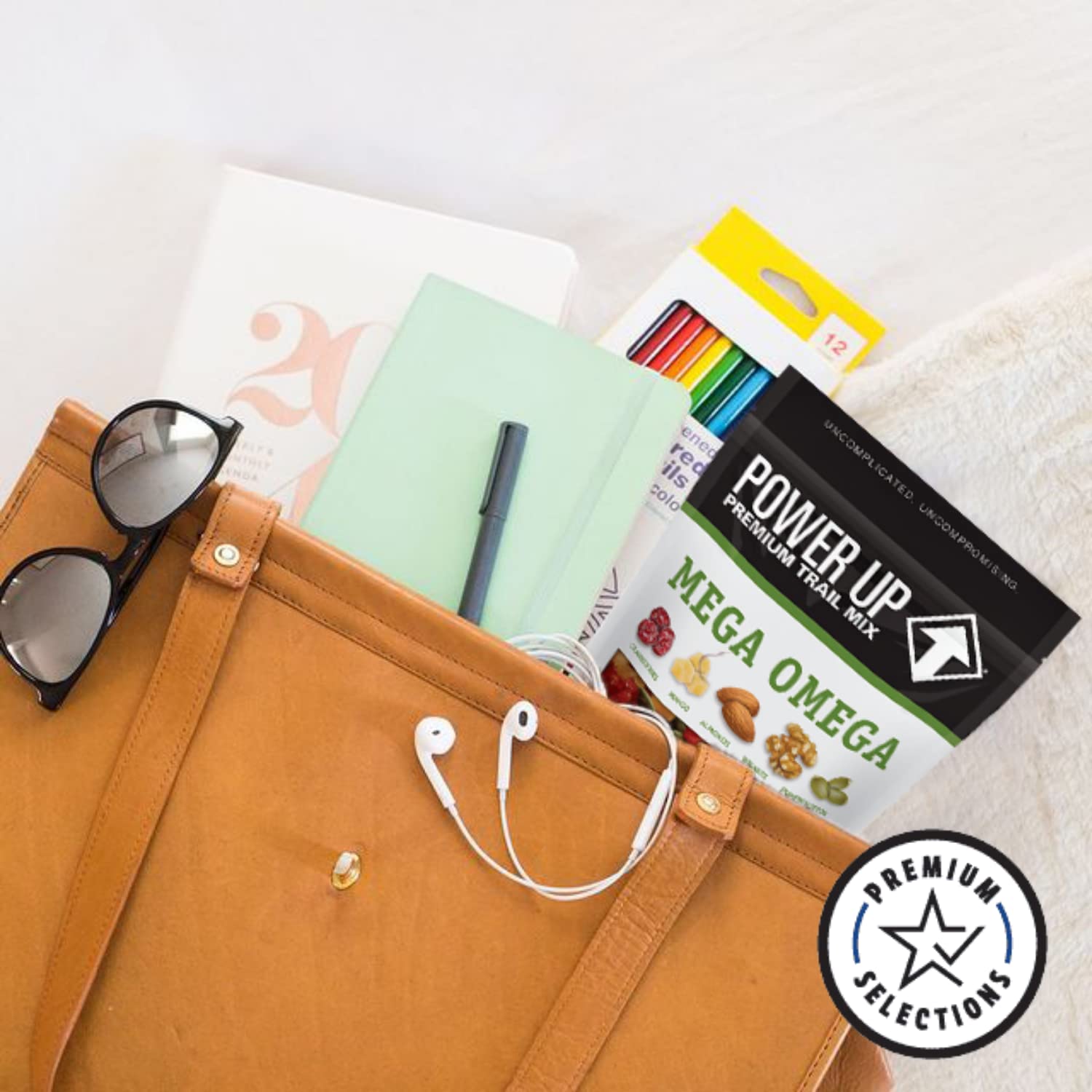 Power Up High Energy Trail Mix By Gourmet Nut, Walnuts, Banana Chips, Cashews, Coconut, Cranberries & Papaya Mix - Keto & Paleo Friendly Snacks - Non GMO Vegan Gluten Free Kosher, 8oz Bags, Pack of 4