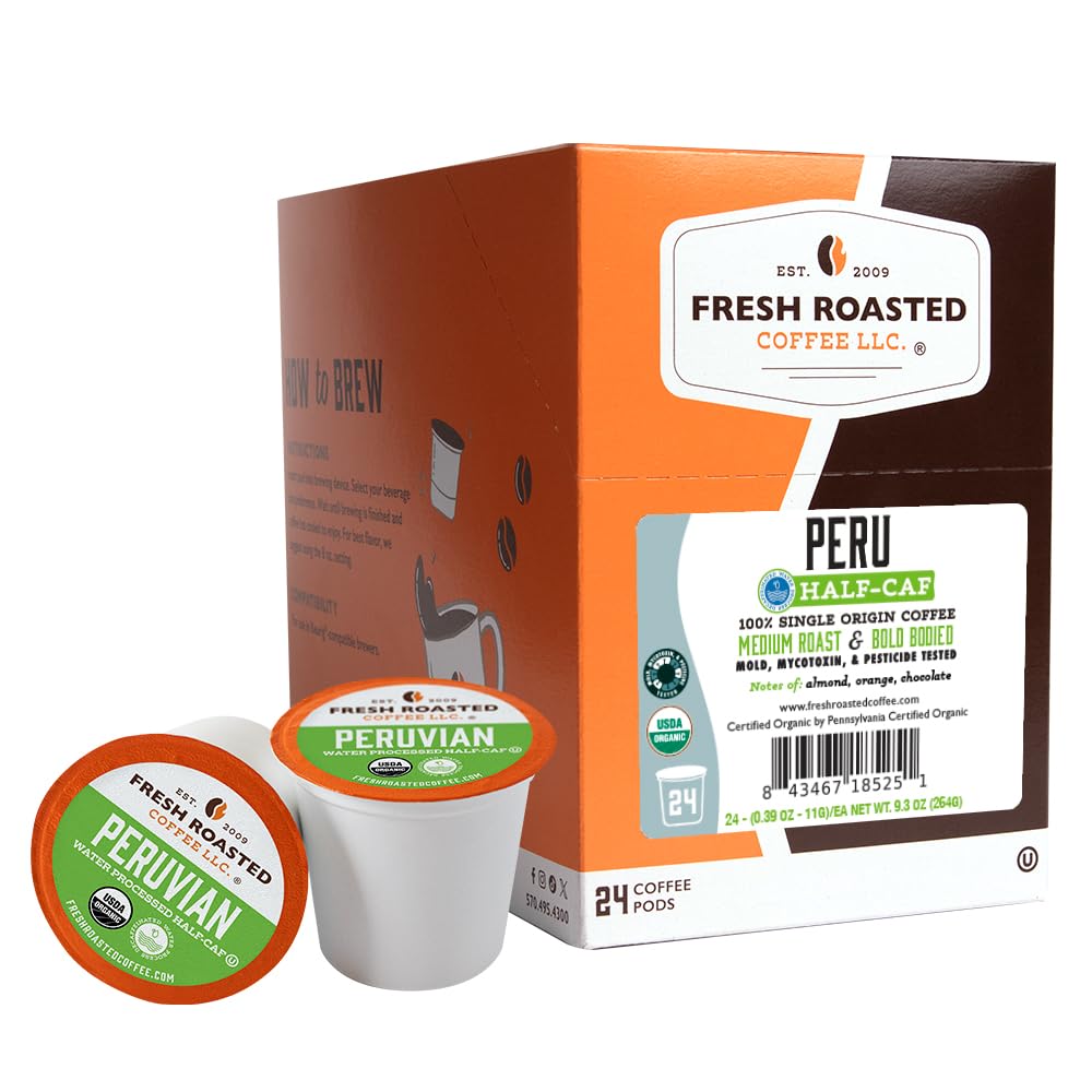 Fresh Roasted Coffee, Italian Roast, Dark, 96 Pods for K Cup Brewers