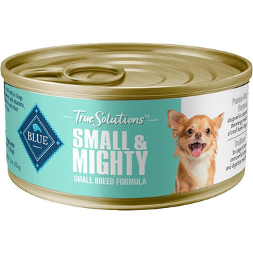 Blue Buffalo True Solutions Small & Mighty Natural Wet Food for Adult Small Breed Dogs, Chicken, 5.5-oz cans (24 Count)