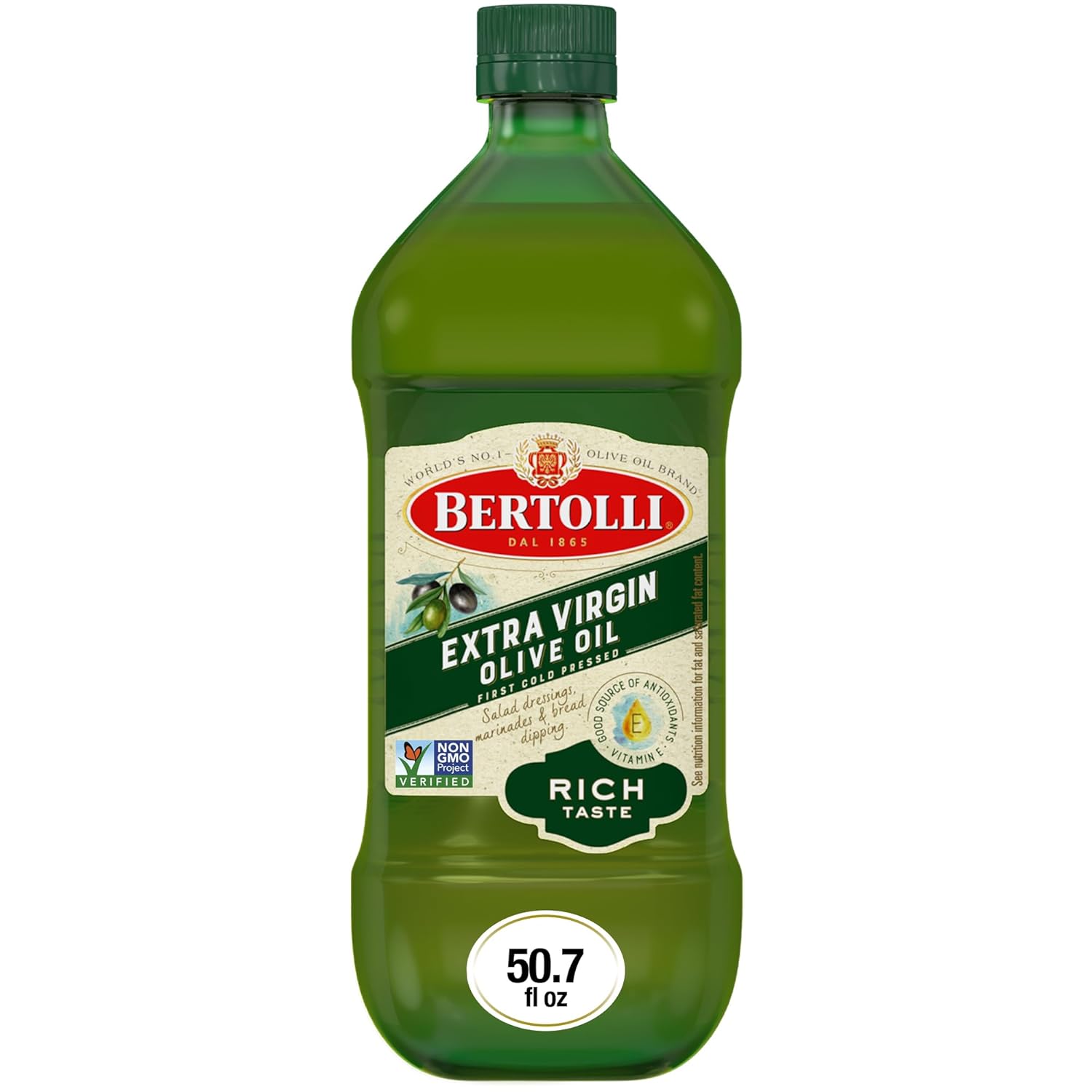 BERTOLLI RICH EXTRA VIRGIN OLIVE OIL 101 OZ (3L)