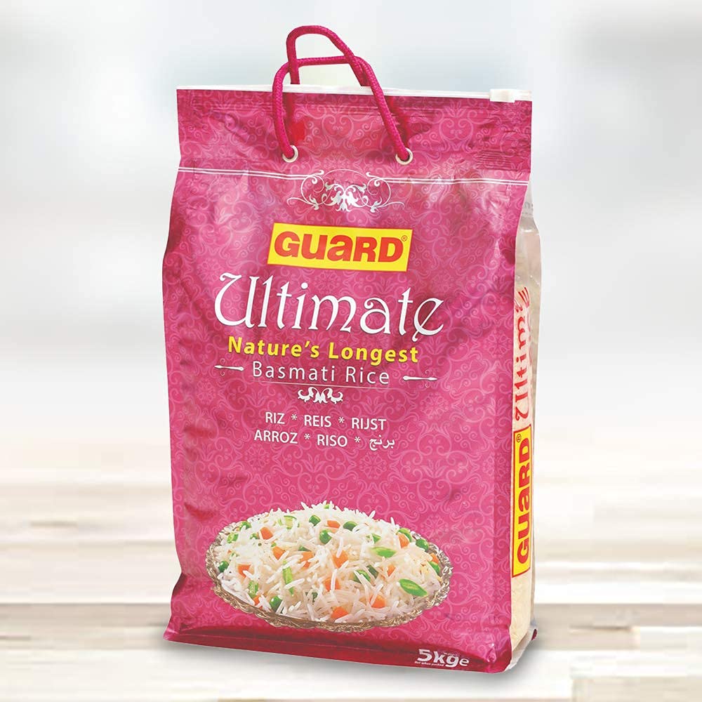 Guard Ultimate Nature's longest Basmati Rice 10lb