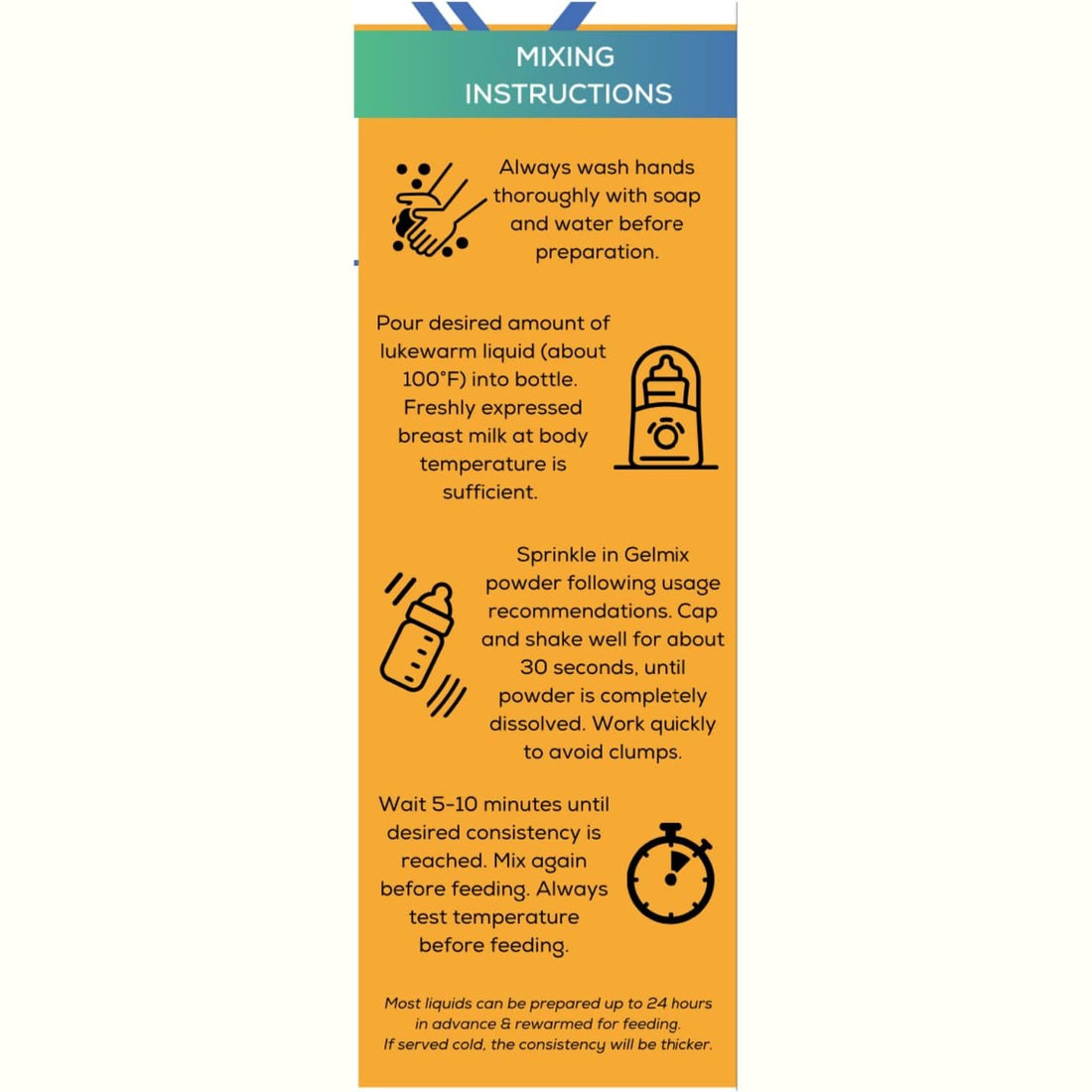 Gelmix Infant Thickener for Breast Milk & Formula, 4.4 oz Jar