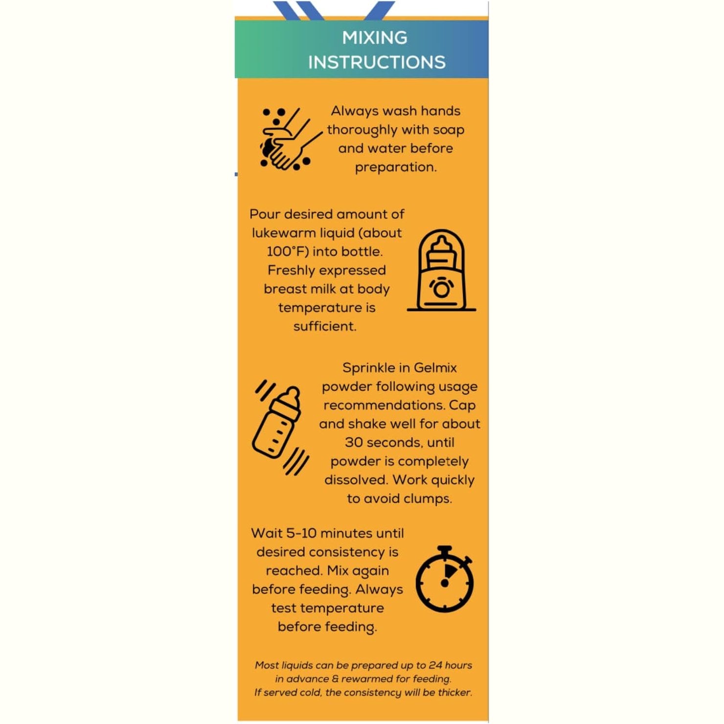 Gelmix Infant Thickener for Breast Milk & Formula, 4.4 oz Jar