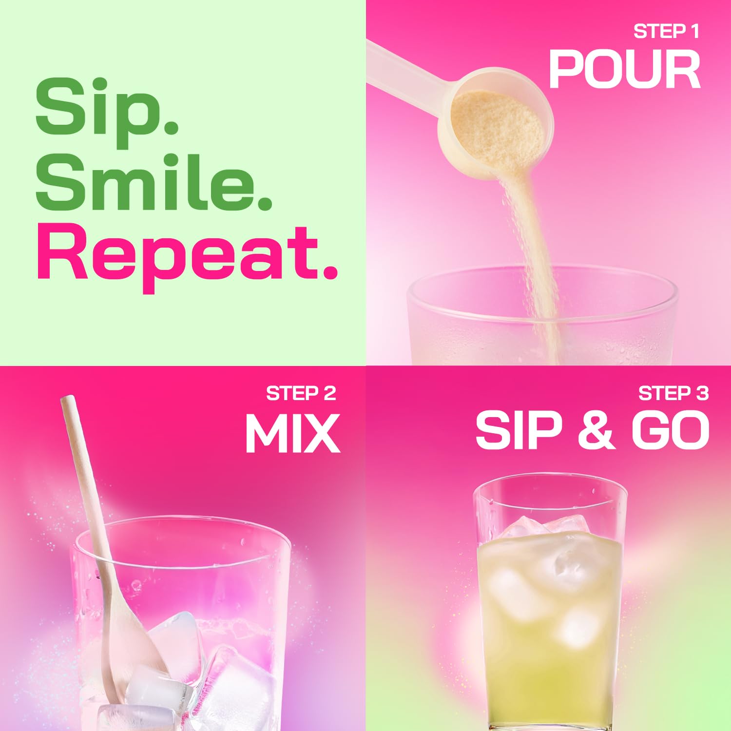 Yerba Magic – Yerba Mate Tea Instant Powder Super Drink with Nootropics, Prebiotics & Probiotics – Clean Energy, Mental Clarity & Gut Wellness | Low Sugar, Natural Caffeine – Peach Mango, 30 Servings