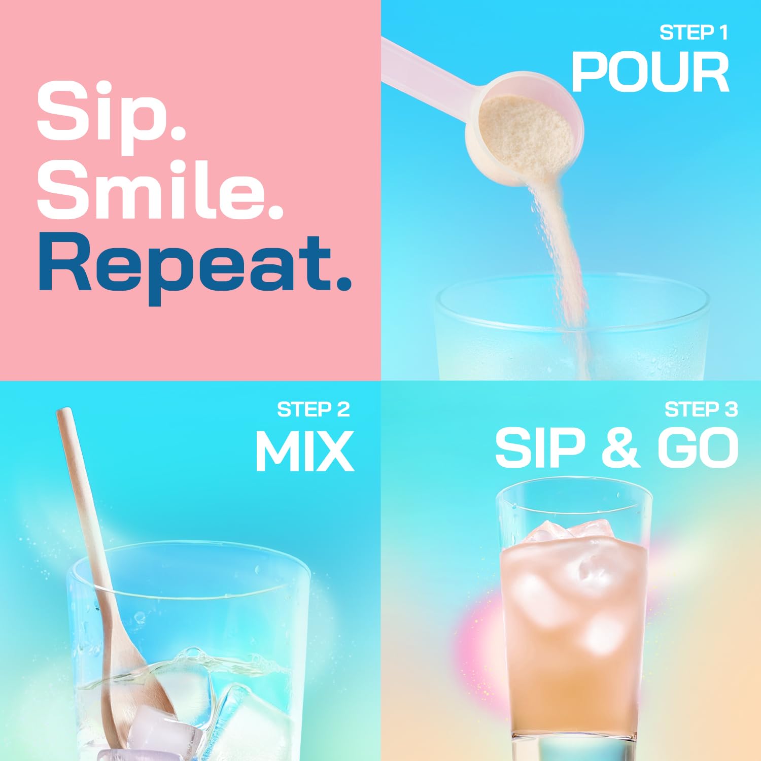 Yerba Magic – Yerba Mate Tea Instant Powder Super Drink with Nootropics, Prebiotics & Probiotics – Clean Energy, Mental Clarity & Gut Wellness | Low Sugar, Natural Caffeine – Peach Mango, 30 Servings