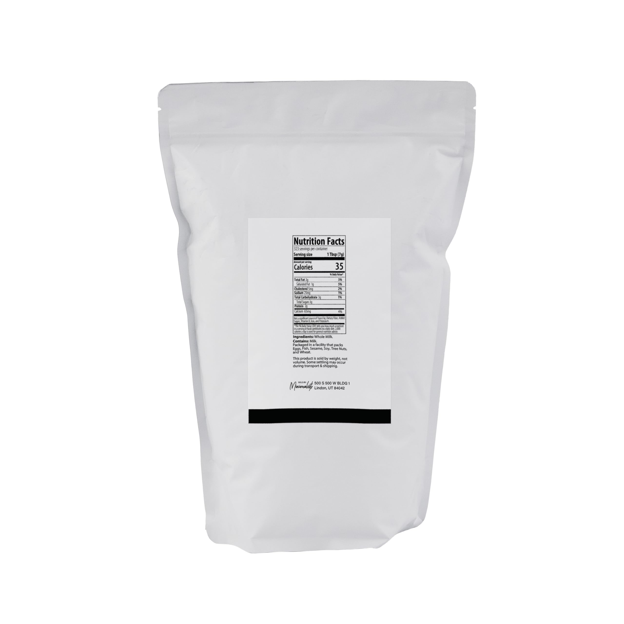 Minimalist Whole Milk Powder, Ideal for Baking and Cooking (5 Pound)