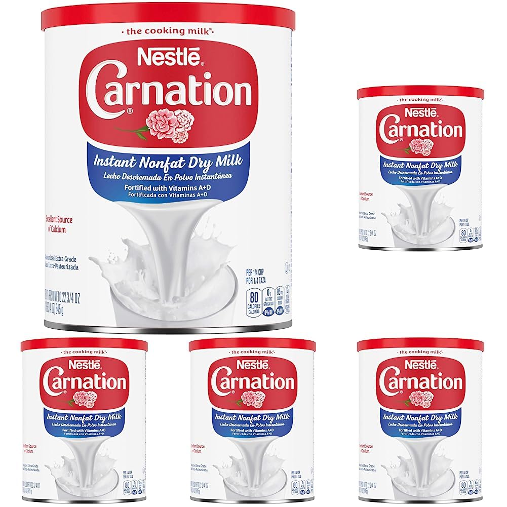 Carnation Instant Nonfat Dry Milk, 6 Count, 9.63 Ounce