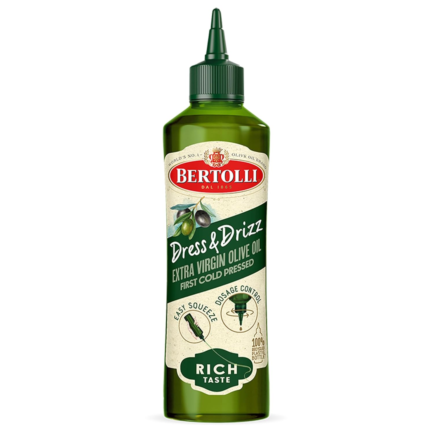 BERTOLLI RICH EXTRA VIRGIN OLIVE OIL 101 OZ (3L)