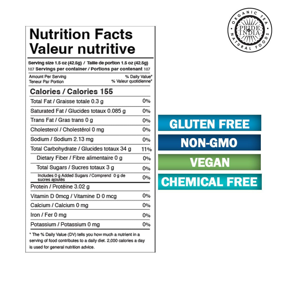 Pride Of India - Extra Long Indian Premium White Basmati Rice, 10 Pound (4.54 Kilo) Reclosable Bag - Naturally Aromatic, Aged, Flavorful, Slender, Non Sticky Grains - Great Value for Money