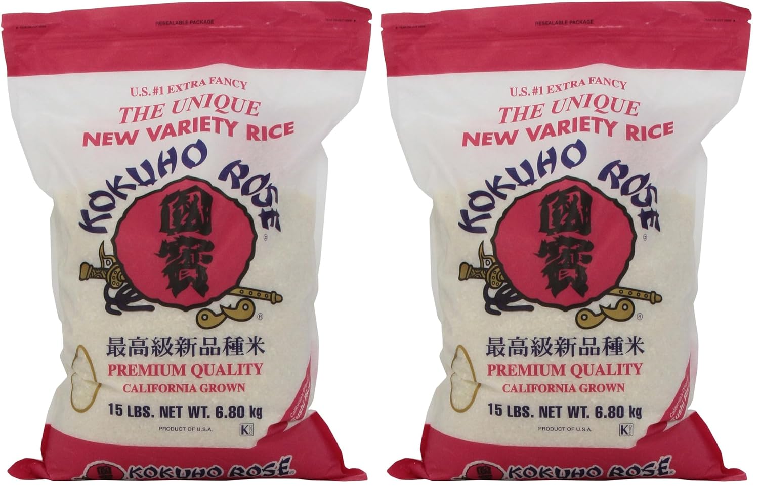 Kokuho Rose Rice, 15-Pound