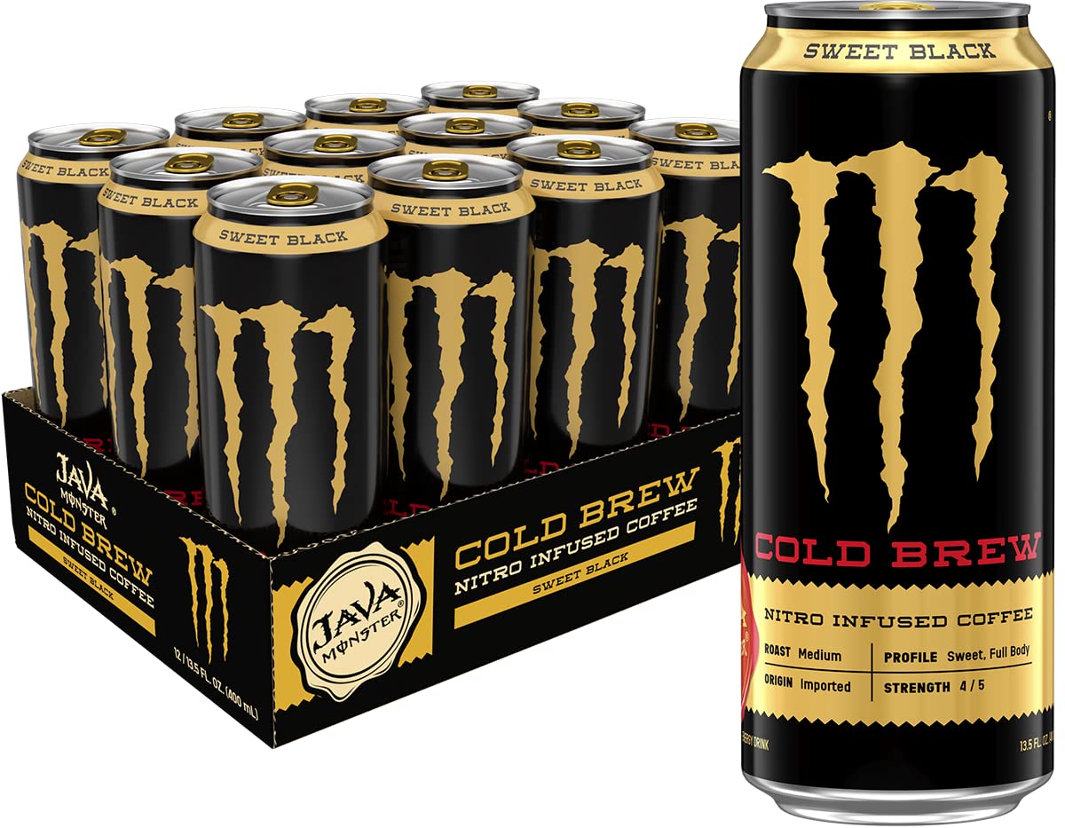 Java Monster Irish Crème, Coffee + Energy Drink, 15 Ounce | Pack of 12