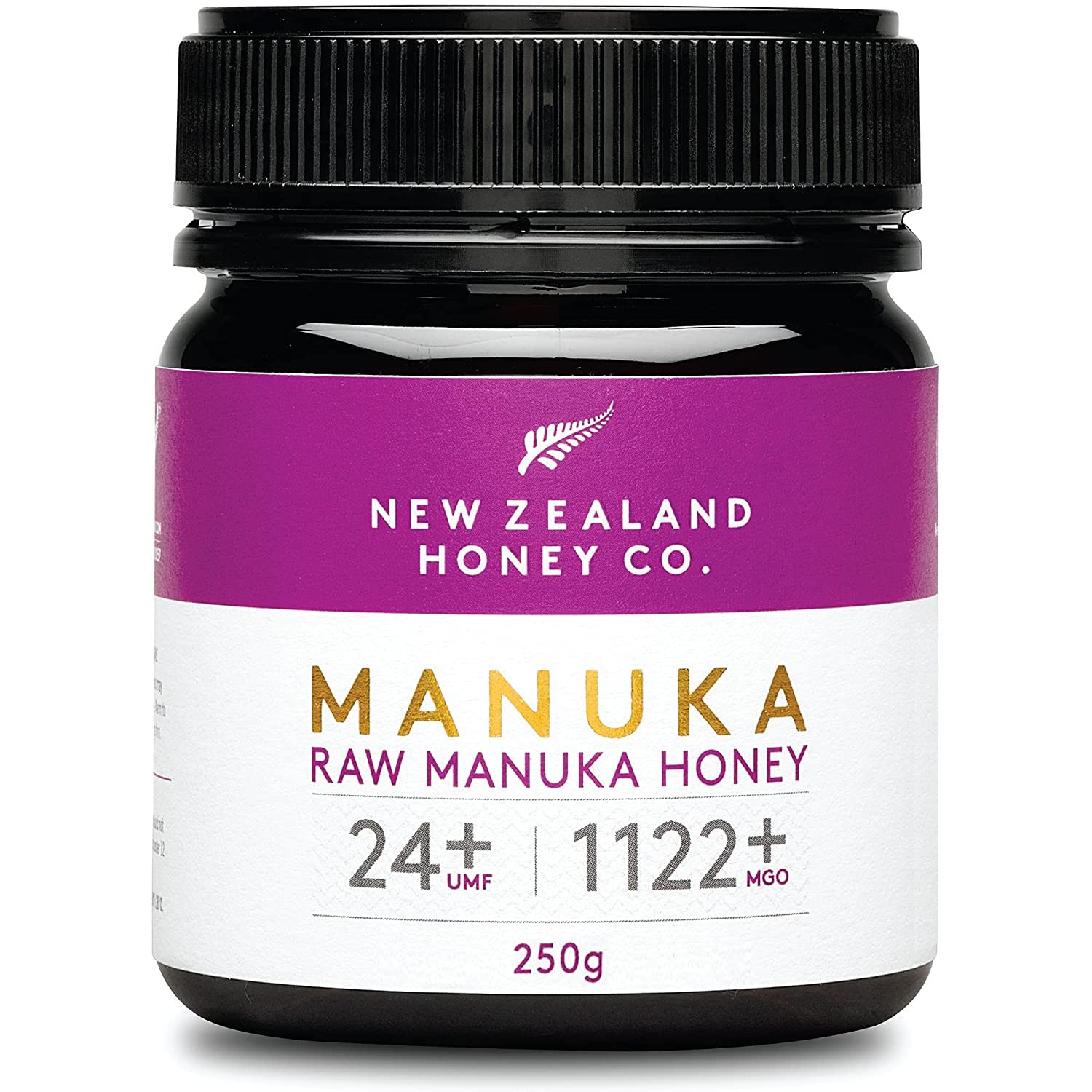 New Zealand Honey Co. Raw Manuka Honey UMF 24+ / MGO 1122+ | 4.4oz | 125g | Medical Grade Raw Honey