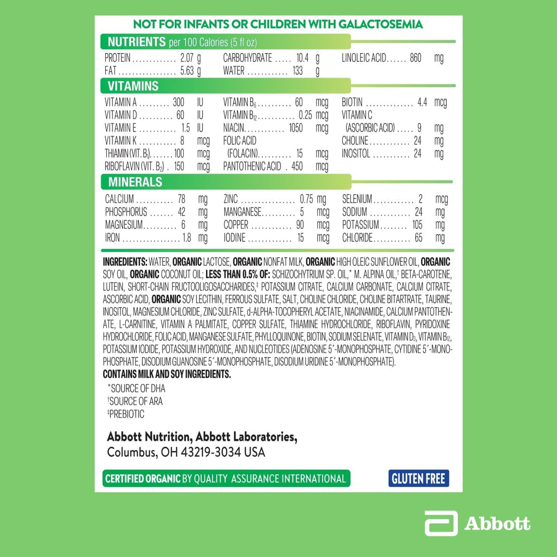 Pure Bliss by Similac Organic Infant Formula, Easy to Digest, USDA Certified Organic, Ready to Feed, 2-fl-oz Bottle, Pack of 48