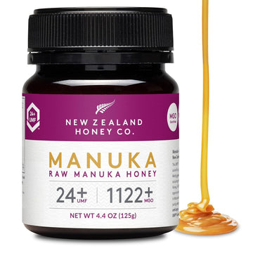 New Zealand Honey Co. Raw Manuka Honey UMF 24+ / MGO 1122+ | 4.4oz | 125g | Medical Grade Raw Honey