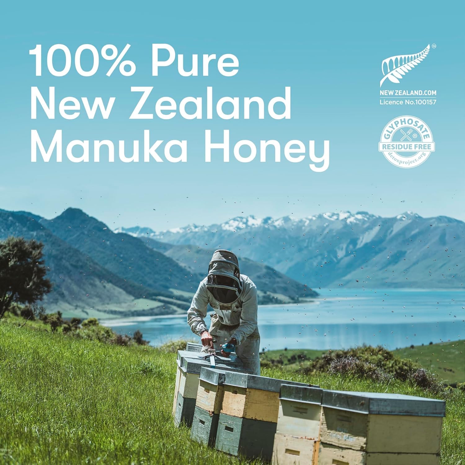 New Zealand Honey Co. Raw Manuka Honey UMF 24+ / MGO 1122+ | 4.4oz | 125g | Medical Grade Raw Honey