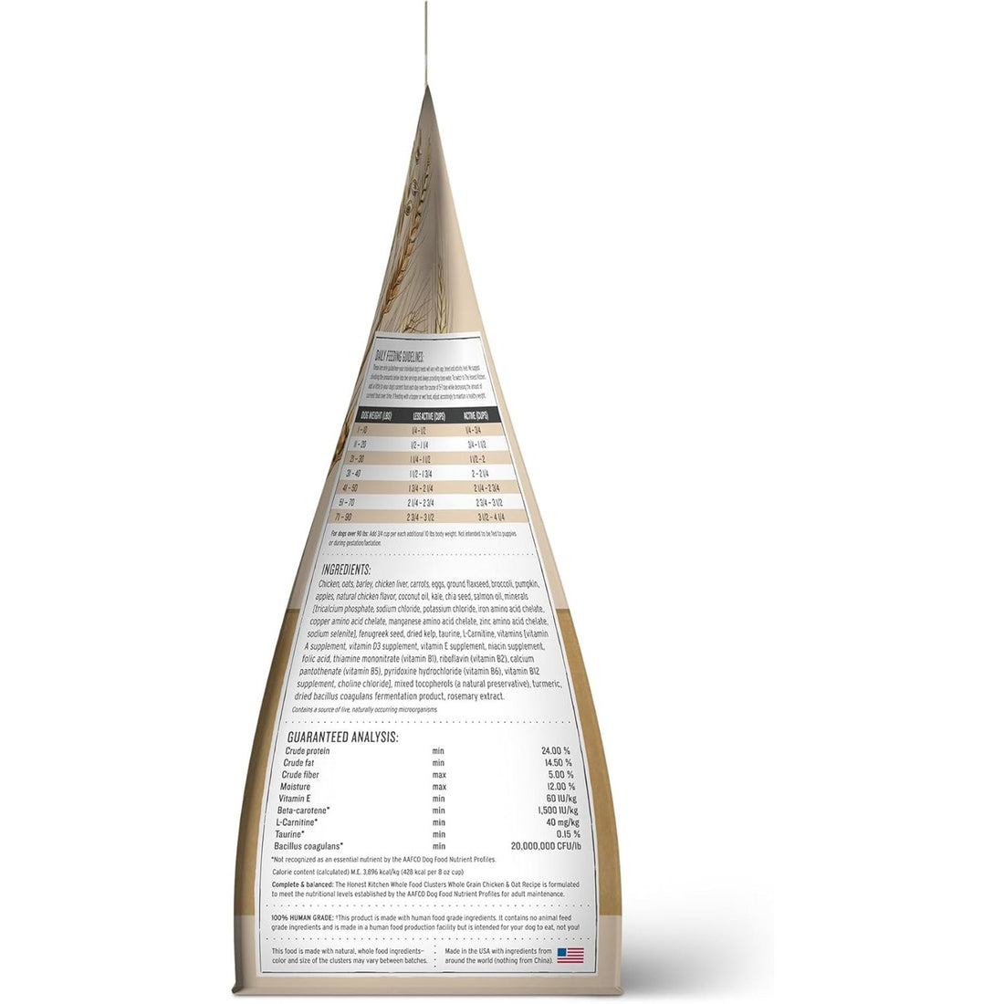 The Honest Kitchen Whole Food Clusters Whole Grain Chicken & Oat Dry Dog Food, 5 lb Bag