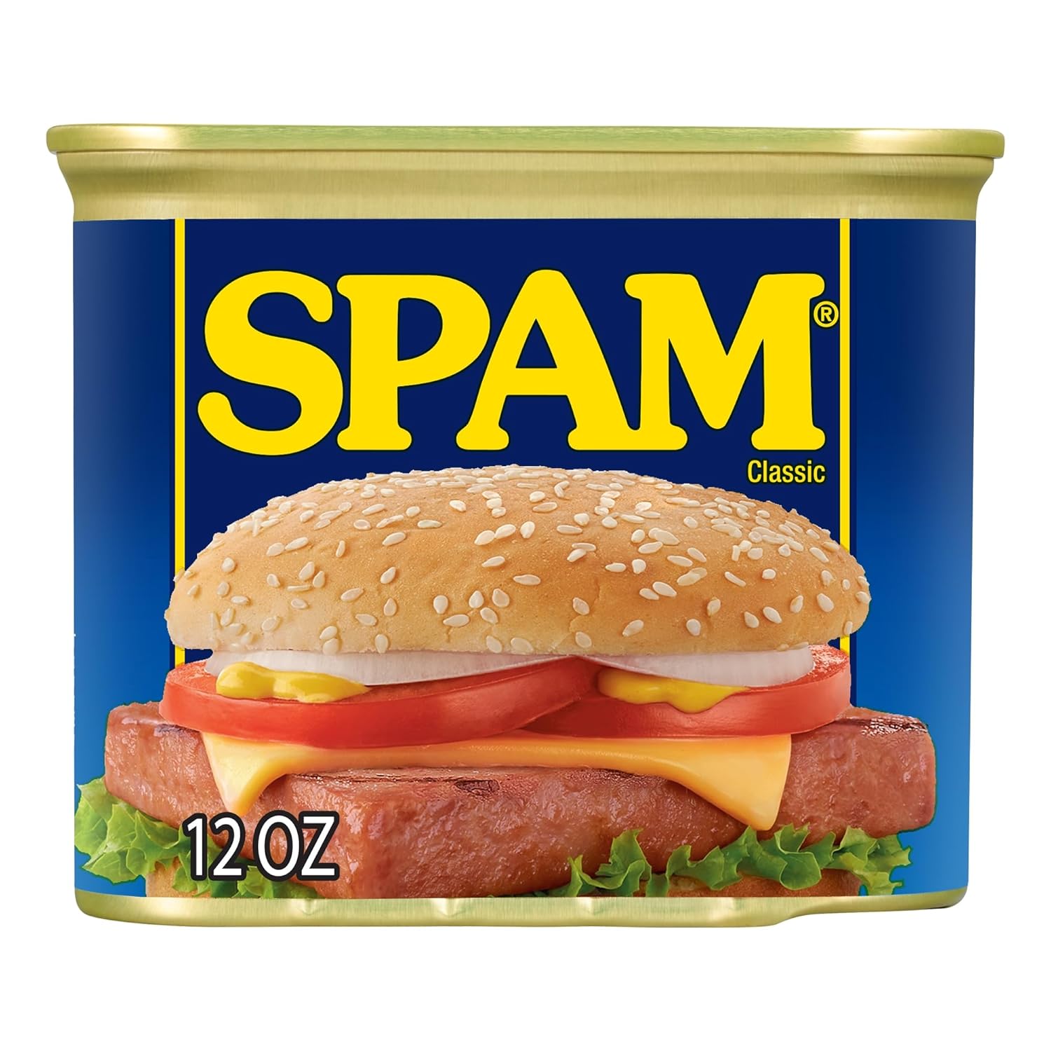 SPAM Classic, SPAM Canned Meat, 12 oz Can (12 Pack)