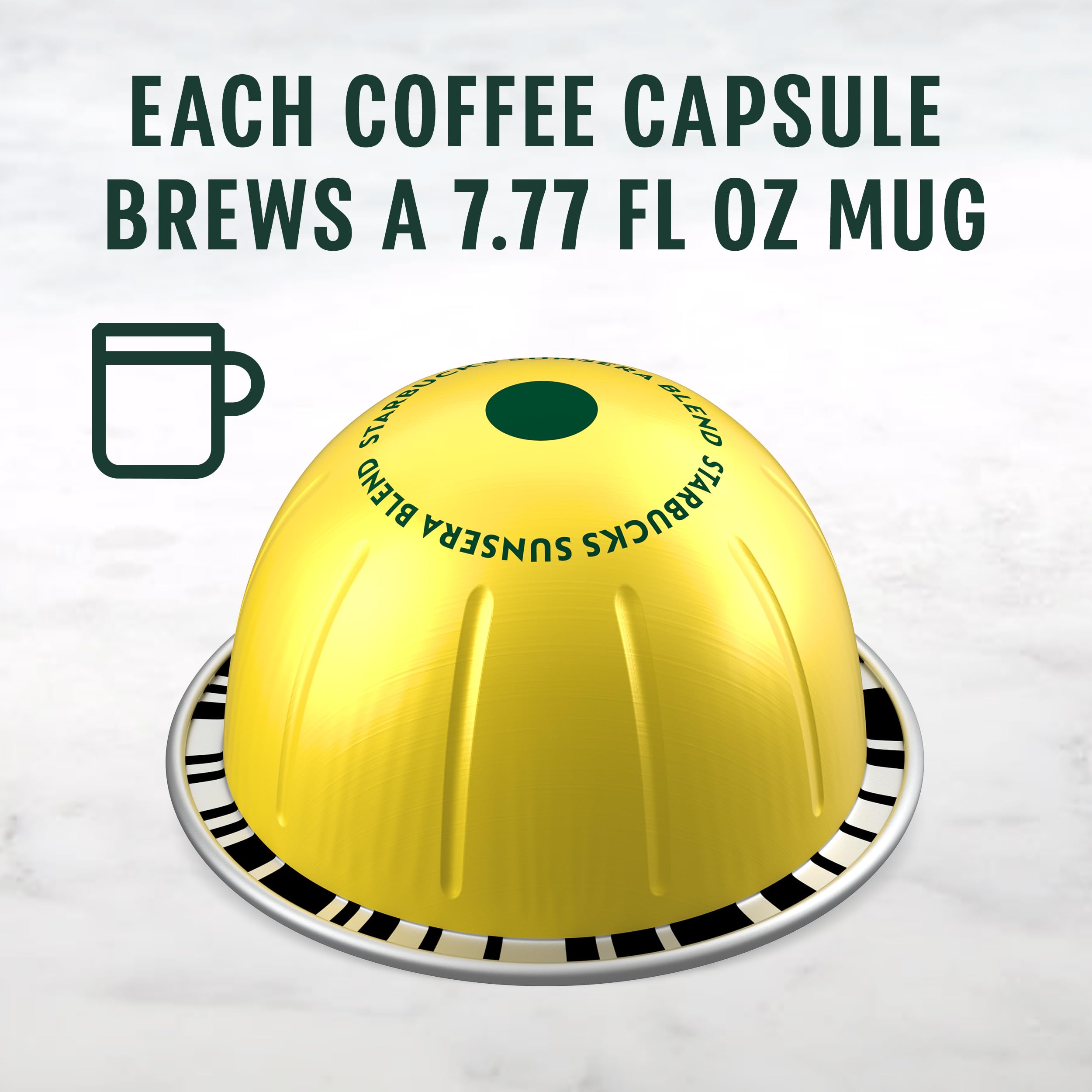 Starbucks by Nespresso Vertuo, Pike Place, Medium Roast Coffee 32-count Coffee Pods, Brews 7.8 oz.