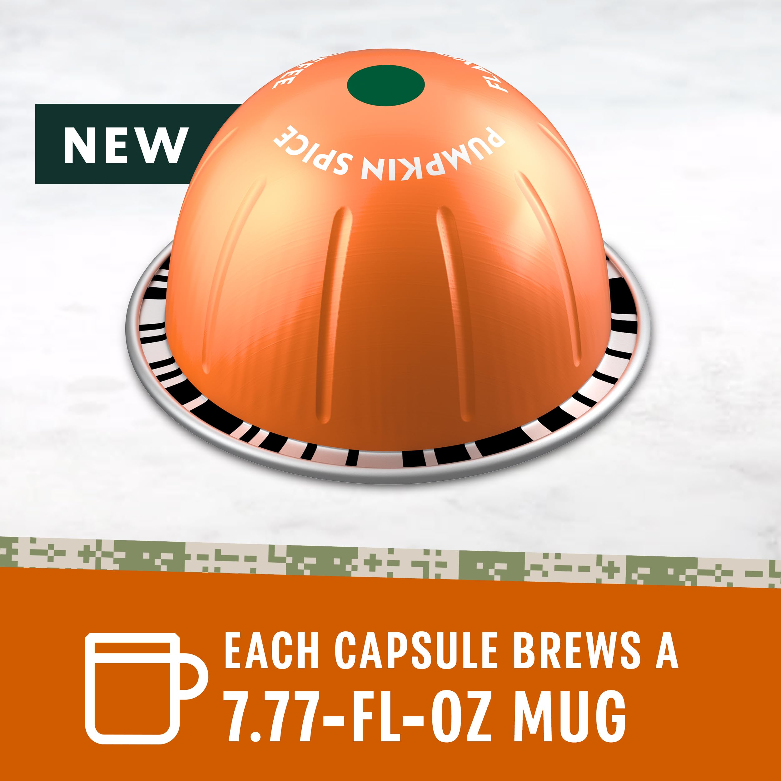 Starbucks by Nespresso Vertuo, Pike Place, Medium Roast Coffee 32-count Coffee Pods, Brews 7.8 oz.