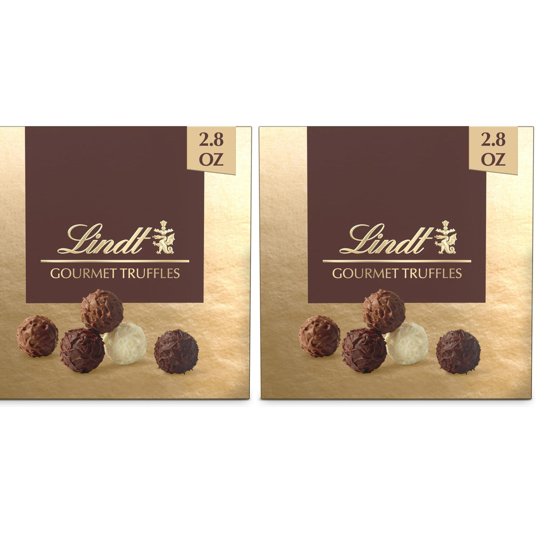 Lindt Gourmet Truffles Chocolate Candy Truffles, Assorted Chocolate Truffles, Christmas Candy, 14.7 oz. Gift Box