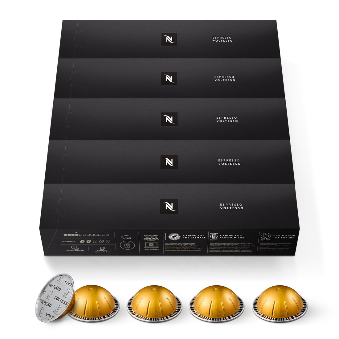 Nespresso Capsules Vertuo, Variety Pack, Medium and Dark Roast Coffee, 30 Count Coffee Pods, Brews 7.8 oz.