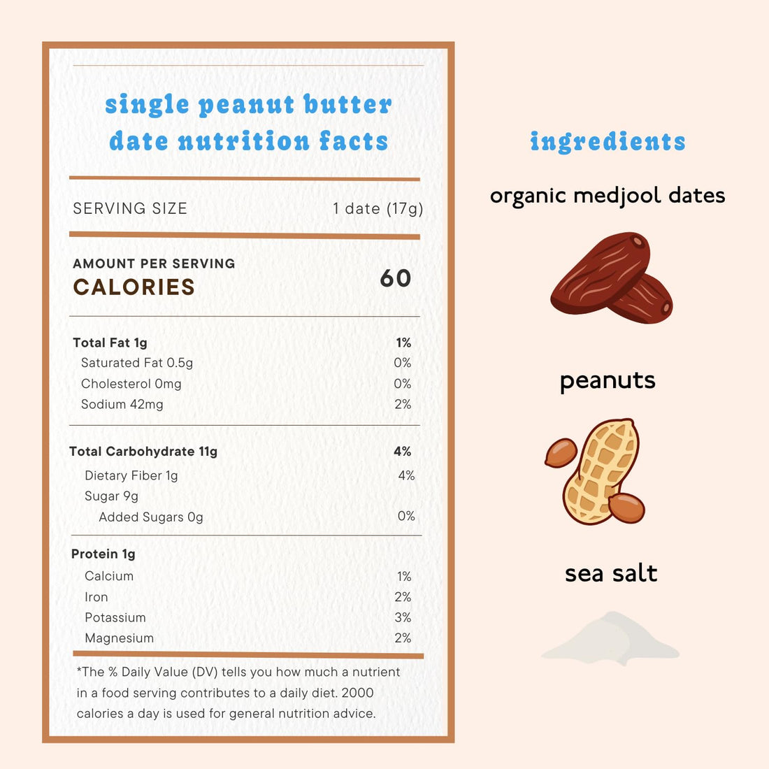 Realsy Stuffed Medjool Dates, Organic Dates with No Sugar Added, Gluten-Free, Vegan, All Natural Healthy Snack, Single Wrapped (40 ct) (Peanut Butter)