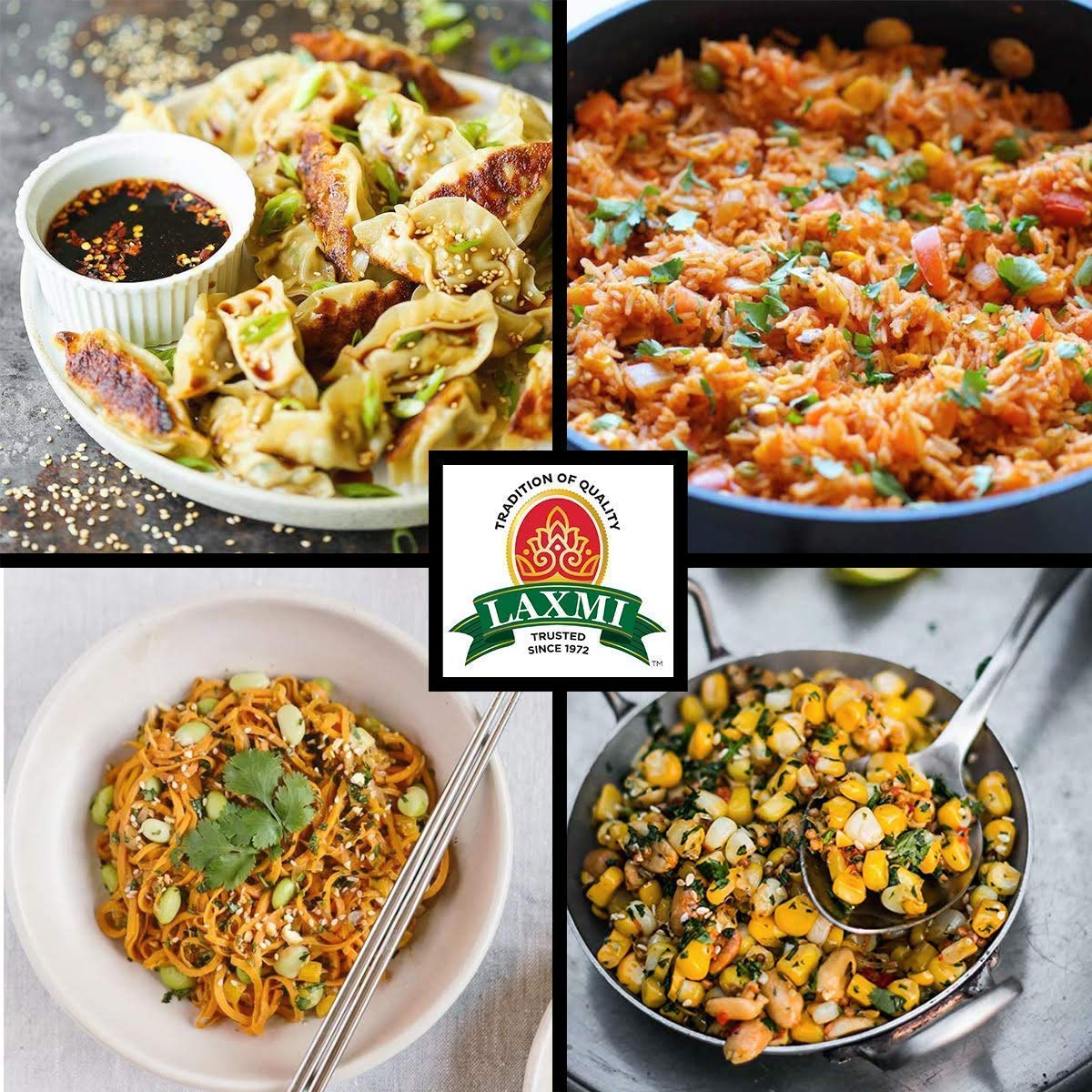 Laxmi Brand, Extra Long Grain Basmati Rice, Free Saffron Included, Made Pure, Made Fresh, Tradition of Quality Since 1972, House of Spices, Product of India (10lb)