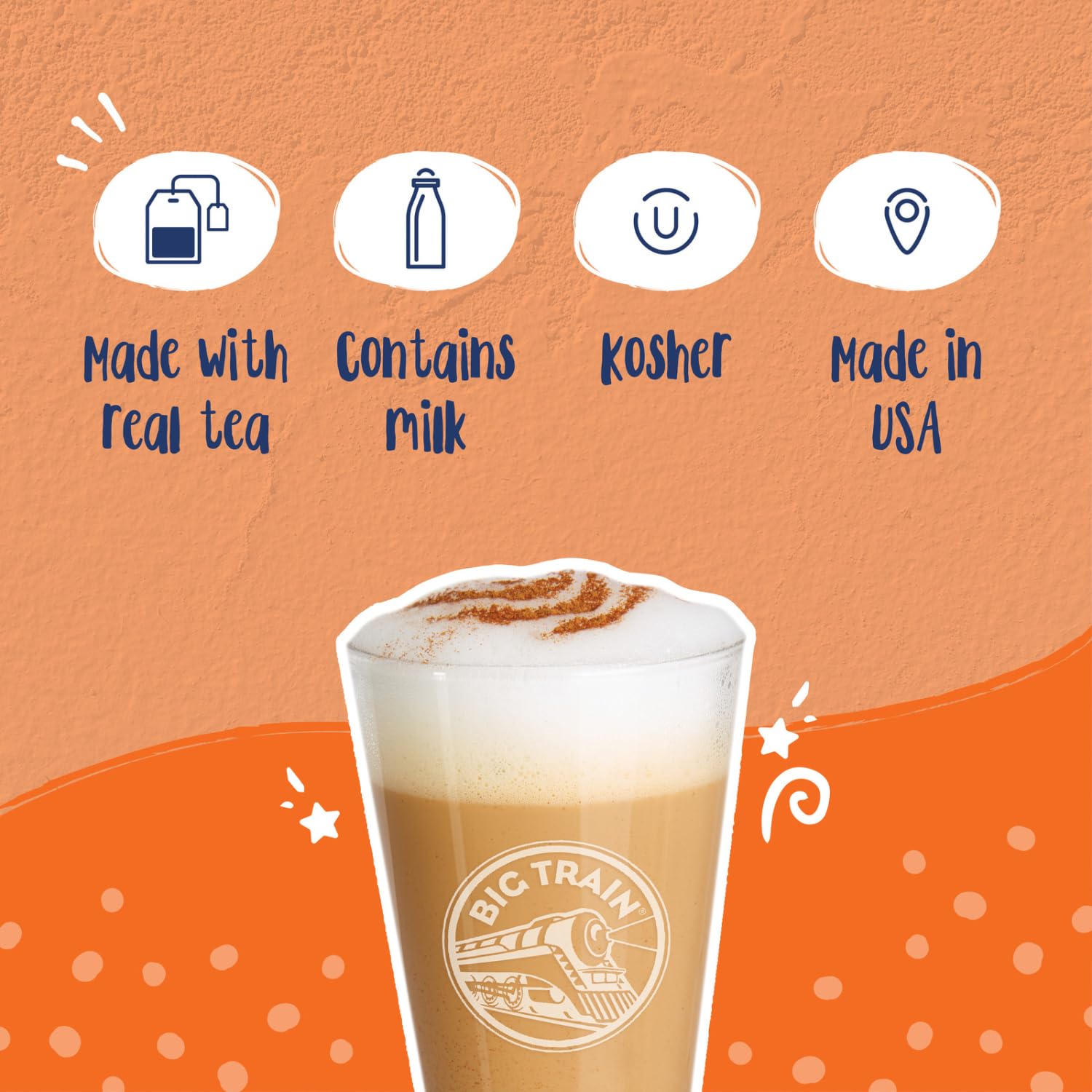 Big Train Spiced Chai Tea Latte Beverage Mix, 3.5 Pound (Pack of 1)