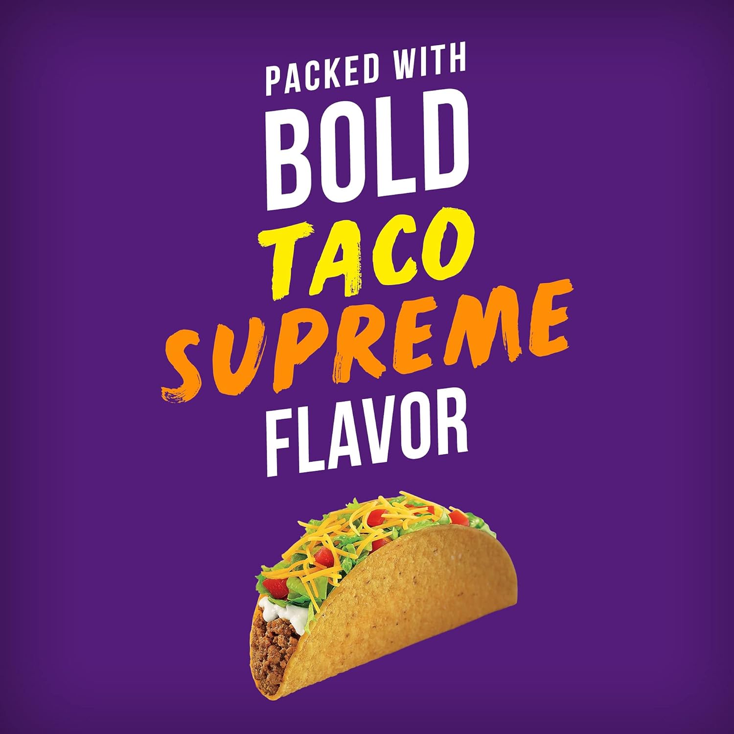 BIGS Sunflower Seeds, Taco Bell Taco Supreme Flavor, 5.35 oz. (Pack of 12)