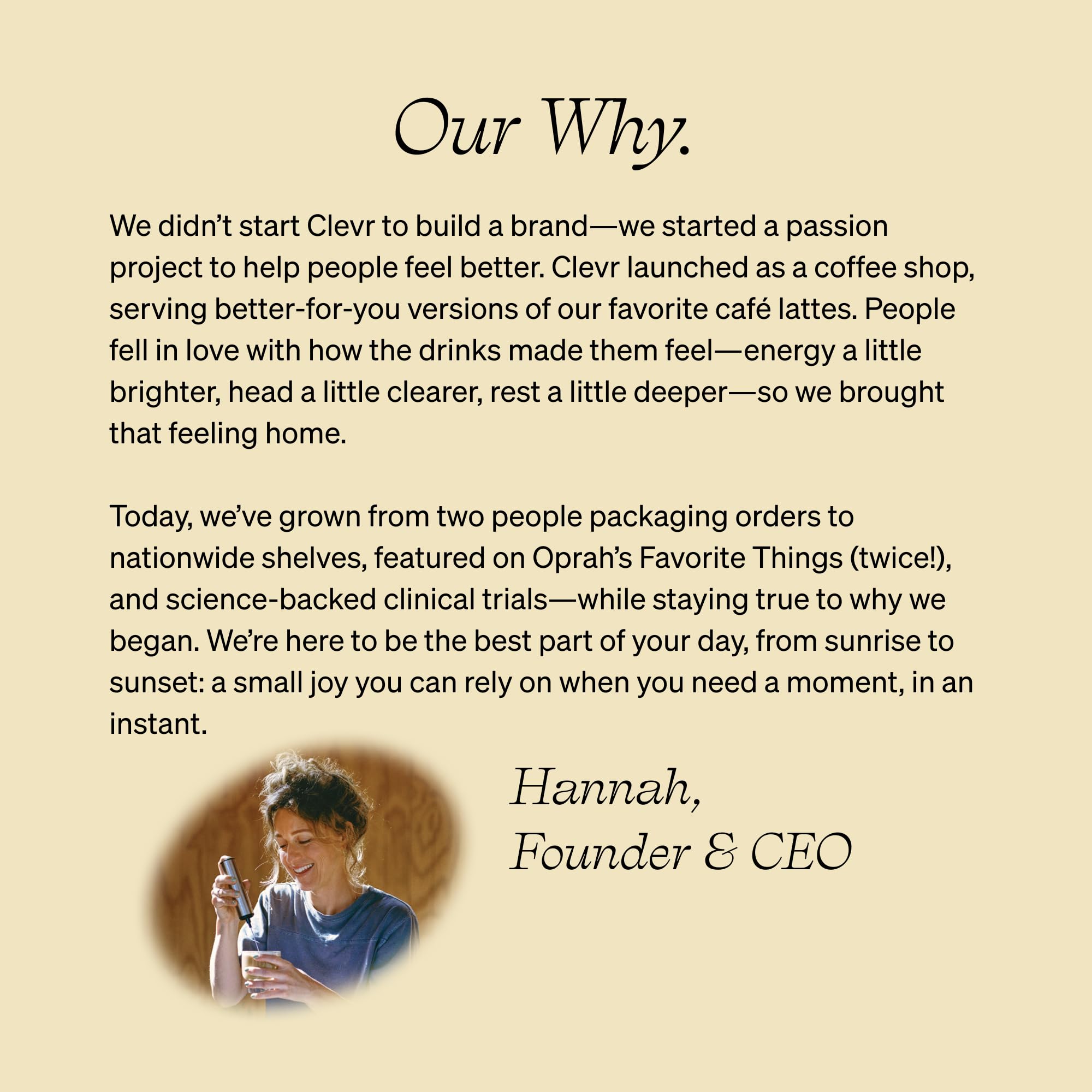 Clevr Organic Matcha Green Tea Latte, Instant Ceremonial Grade, Superfood Powder Blend with Oat Milk, Lions Mane, Reishi Mushroom, Coconut Cream, Ashwagandha, Serve Hot or Iced, (14 Lattes)