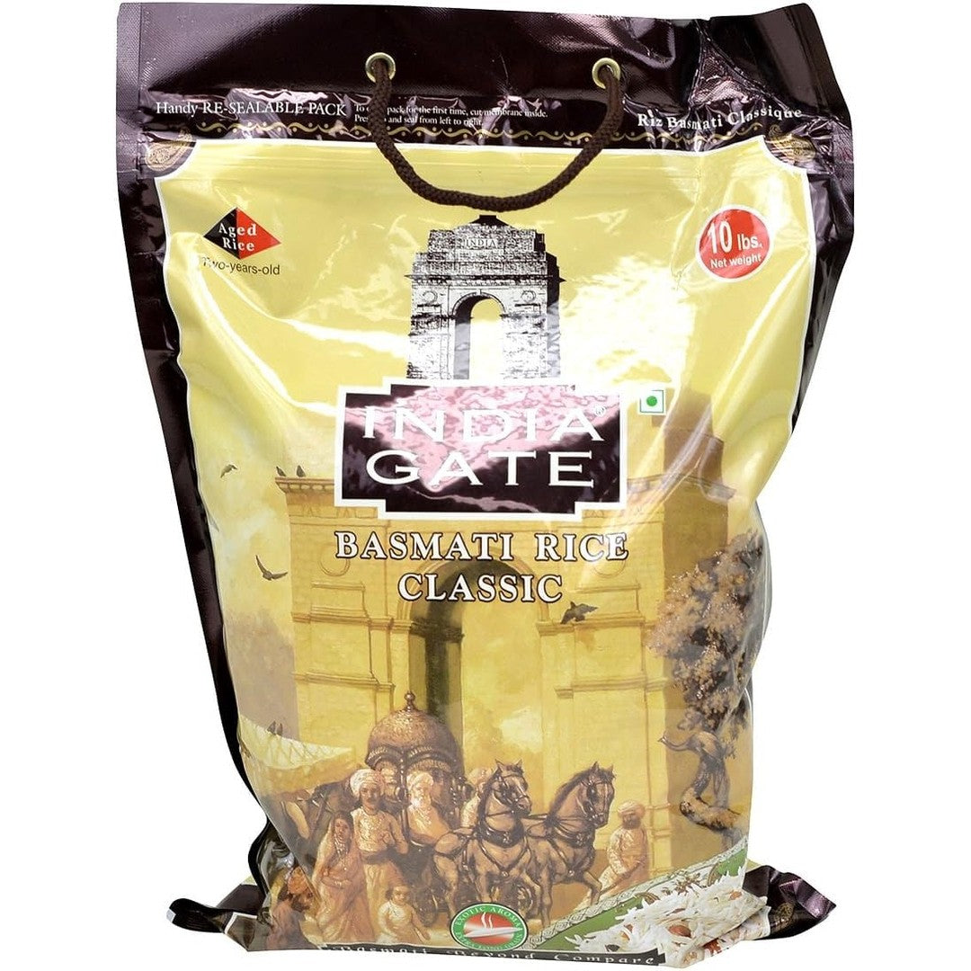 India Gate - White Basmati Rice - Classic, 10 Pound